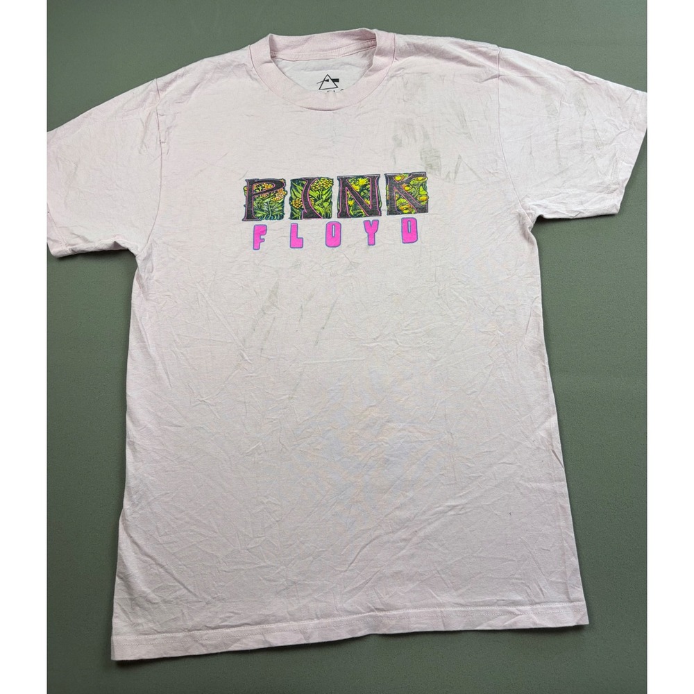 Pink Floyd Tramever Marquee London 1966 Graphic T-Shirt Pink Small